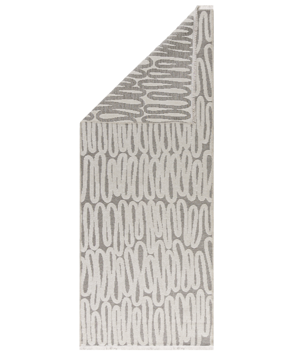 Tappeto moderno bifacciale - Amalfi Riso - crema, grigio
