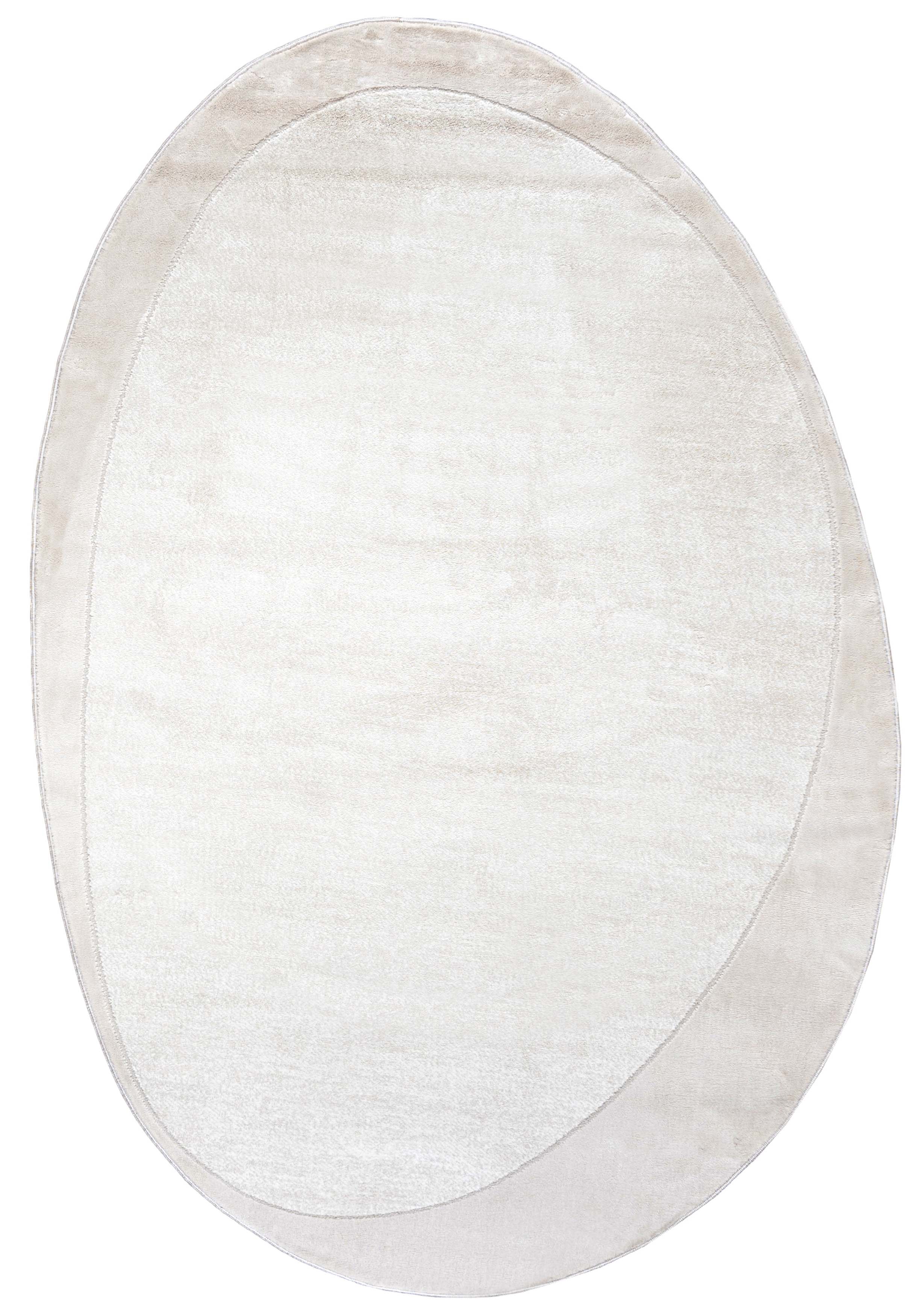 Tappeto 7697A SILALUX - moderno, irregolare, bianco, ecru