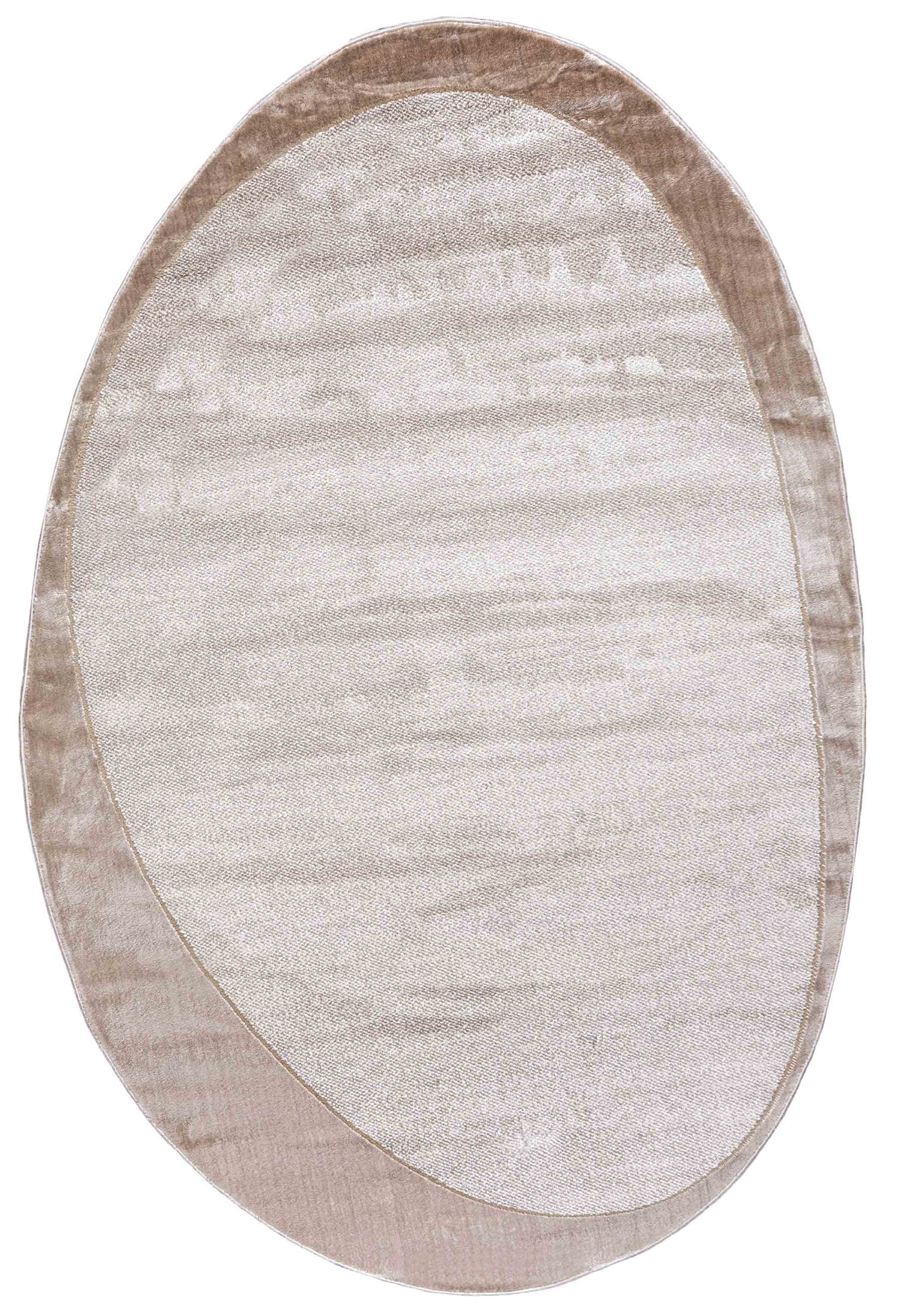 7697B Tappeto SILALUX - moderno, irregolare, beige, crema