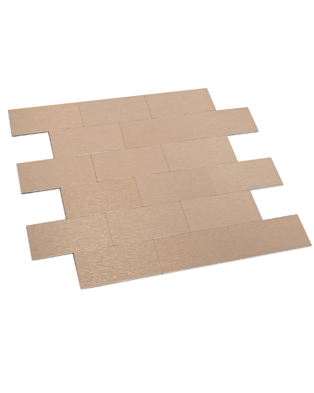 Piastrelle autoadesive - Lime Rosa - oro rosa 1 pz.