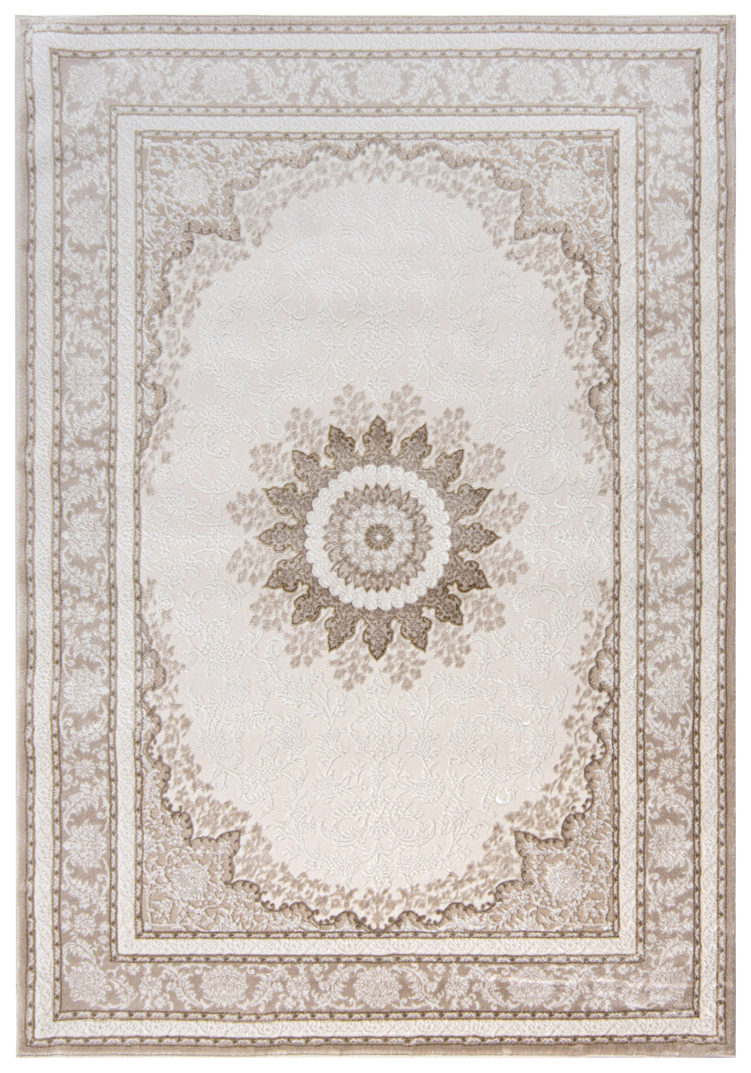 Tappeto tradizionale a due livelli HERA TP58E - crema, beige