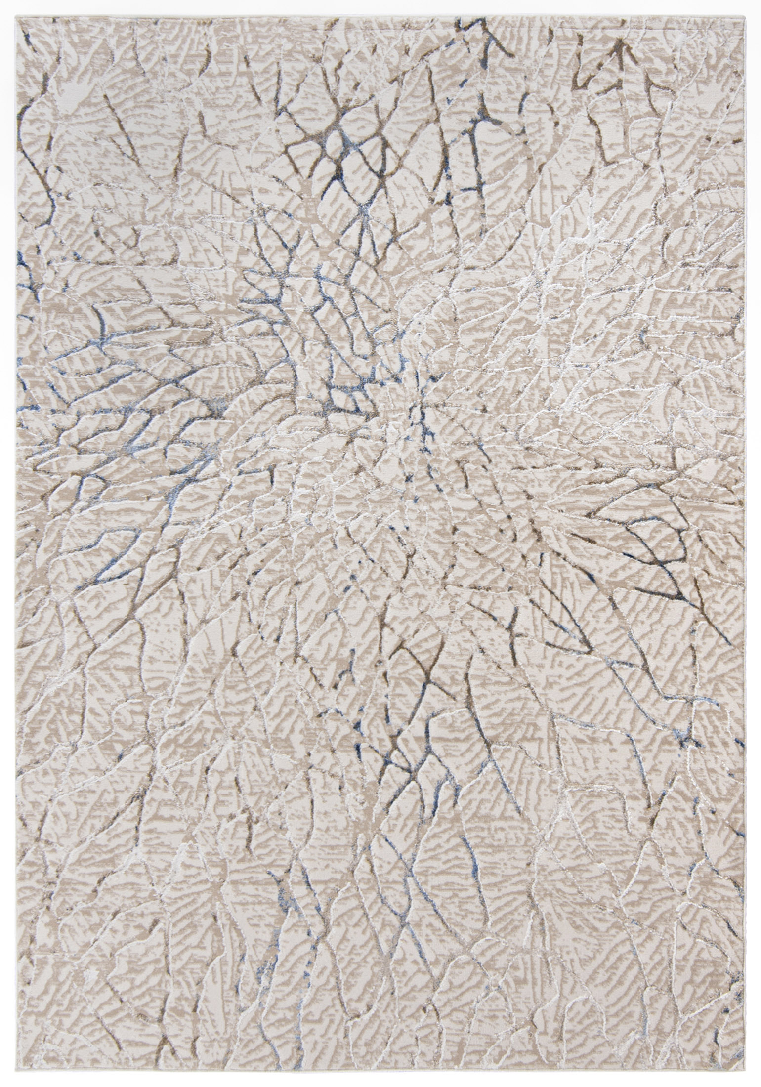 Tappeto moderno astratto - Hera TU86A - crema