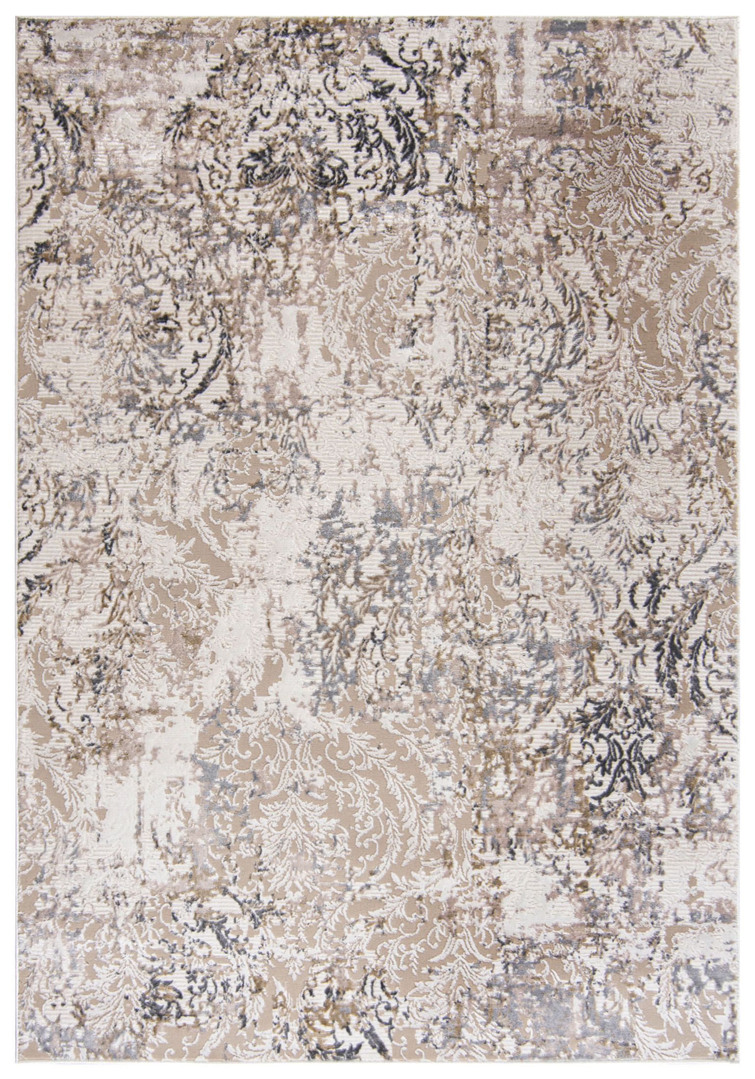 Tappeto vintage a due livelli HERA TY98F - beige, crema