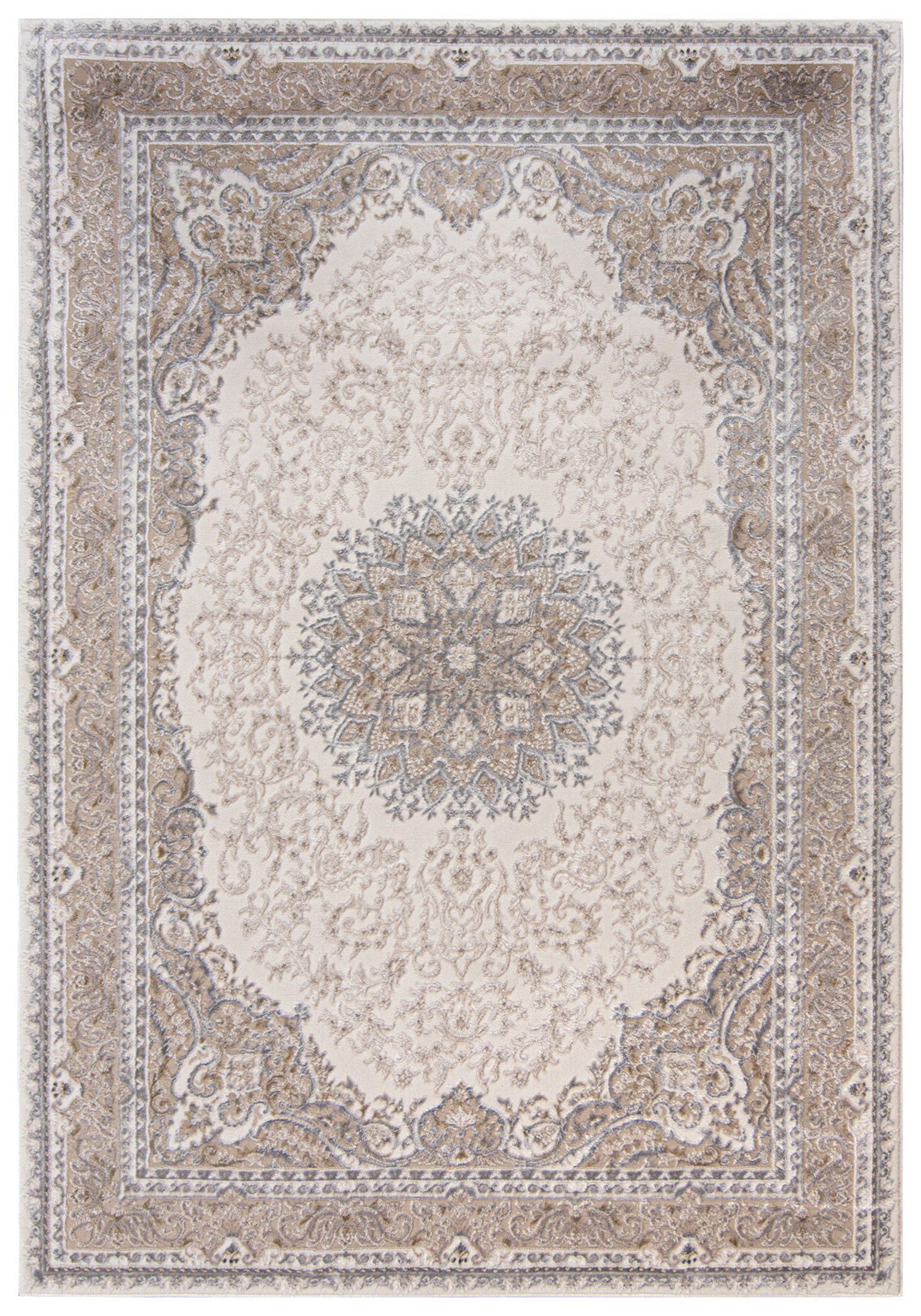 Tappeto tradizionale a due livelli HERA TZ20A - beige, crema