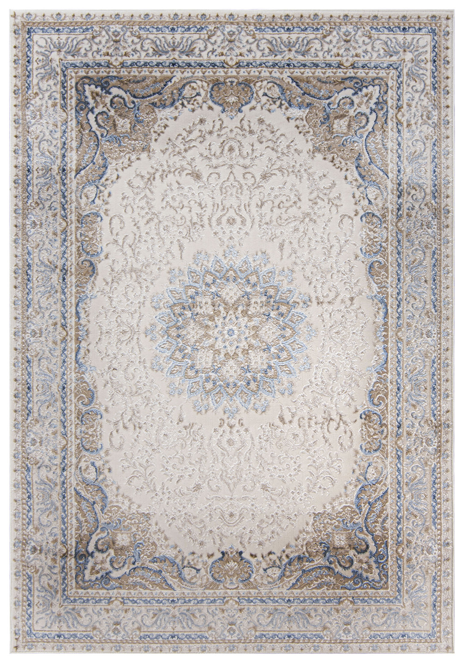 Tappeto tradizionale a due livelli HERA TZ20B - beige, crema