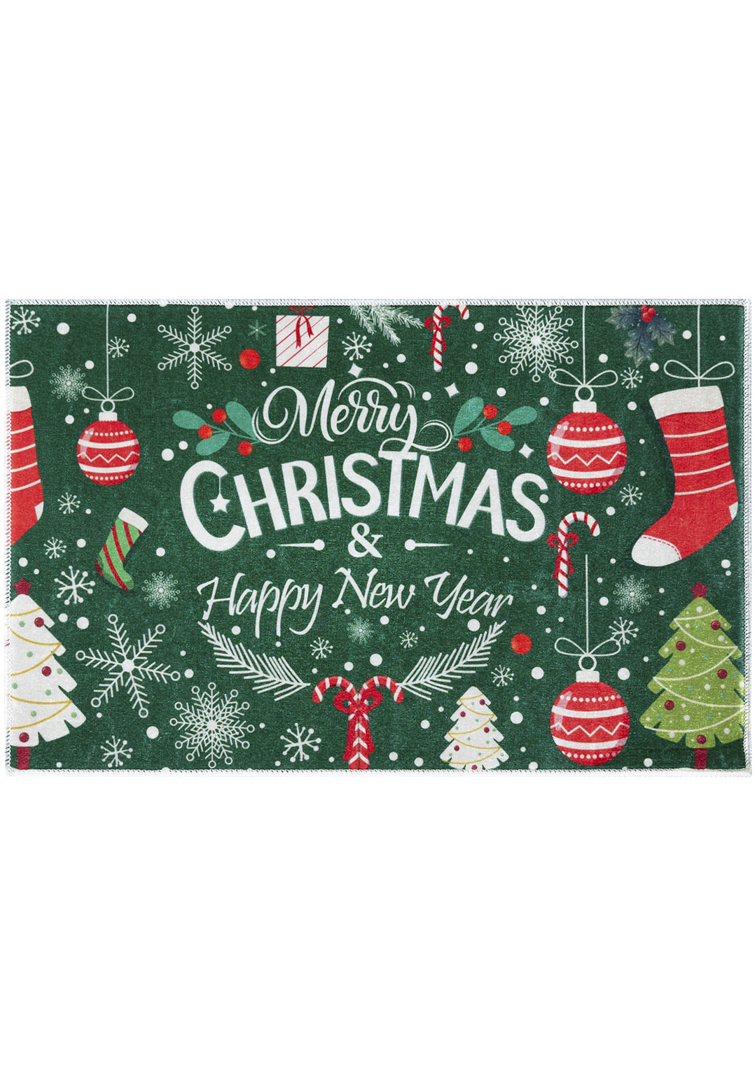 Tappeto albero di Natale - zerbino XMAS TREE, verde